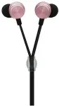 2GO In-Ear Stereo-Headset "Luxury" Zipper-Style ros&eacute;