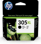 Tooner Hp 305XL Pigmenteret sort 240 sider Bl&aelig;k 3YM62AE#301