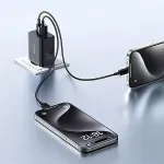 Baseus CUBE C+U 20W ŞARJ CIHAZI-SIYAH mobile device charger Mobile phone Black USB Auto