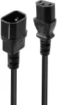 Lindy IEC-Netzkabel C14 an IEC C13 1m