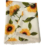 Home4you Laudlina LONETA NEW pitsiga, D170cm, p&auml;evalilled, 50% pol&uuml;ester, 50% puuvill, kangas 424