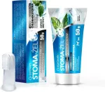 EUROWET Stoma-Żel Mint - toothpaste and toothbrush for dogs and cats - 50 mg