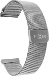 Fixed | Mesh Strap with Quick Release 22mm for Smartwatch | Silver
