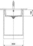 FRANKE Kubus KXK 110-51, 126.0735.186