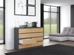 TOP E SHOP Topeshop M8 140 ANT/ART KPL chest of drawers