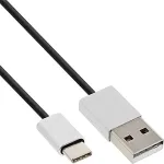 Inline - USB-Kabel - USB-C (M) bis USB (M) - USB2.0 - 1,5 A - 5,0m - Schwarz (35835)