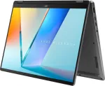 S&uuml;learvuti ASUS Vivobook 14 Flip TP3407SA-SG146W Ultra 5 226V 14.0" WUXGA Touchscreen 60Hz 300 nits AG 16GB LPDDR5X 512GB SSD Intel Arc Graphics FHD Webcam 70Wh Windows 11 Matte Grey