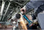 Bosch Powertools Bosch X-LOCK cordless angle grinder GWX 18V-10 P Professional solo, 18Volt (blue/black, without battery and charger, in L-BOXX)