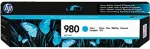Tooner Hp 980 Cyan 6600 sider Bl&aelig;k D8J07A