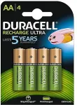 Duracell 4xAA Rechargeable battery AA