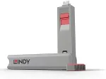 Lindy USB PORT TYPE-C BLOCKER 4PACK/PINK 40425