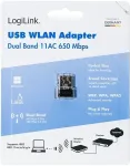 Logilink WLAN 802.11 ac/a/b/g/n nano size USB Adapter