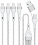 4Smarts USB-C/A Multi-Ladekabel 4in2 1,2m, wei