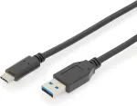 Assmann DIGITUS USB 2.0 Anschlusskabel Typ C -A St/St 1.0m, sw