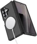 Tech-Protect &Uuml;mbris Magmat MagSafe, Samsung Galaxy Fold8 Ultra / Fold7, matt l&auml;bipaistev musta &auml;&auml;rega, Qi2/MagSafe &uuml;hilduv,