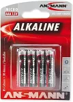 ANSMANN 1x4 Alkaline Micro AAA LR 03 red-line