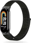 Tech-Protect kellarihm Nylon Xiaomi Smart Band 8/9/10, must
