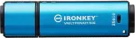 M&auml;lukaart Kingston IronKey Vault Privacy 50 256 GB USB Flash Drive Light Blue/Black USB-C 3.2 Gen 1