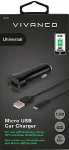 Vivanco autolaadija USB 2.4A 1,2m (60022)