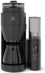 Kohvimasin Melitta AromaFresh X (black (matt)/silver, with grinder)