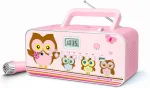 Muse | M-29KP | Portable radio CD/MP3 player with USB | 30 W | Pink/Image