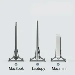 SODI Gravity holder stand for MacBook silver
