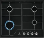 Pliidiplaat Electrolux EGS6424K hob Black Built-in 60 cm Gas 4 zone(s)