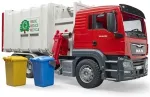 BRUDER MAN TGS side loader garbage truck - 03761