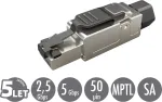 Solarix MPTL universal RJ45 CAT5E STP self-tapping connector SXRJ45-5E-STP-BK-SA