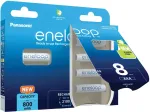 Panasonic Rechargeable batteries ENELOOP AAA 800 mAh 8 szt (BK-4MCDE/8HH)