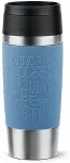 EMSA TRAVEL MUG Classic Thermo Mug (blue/stainless steel, 0.36 liters)