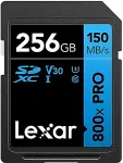 LEXAR 256GB Pro 800x Pro SDXC C10 V30 U3