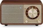 Raadio SANGEAN Radio FM / Bluetooth / AUX Wooden Cabinet/ Vintage Walnut / WR-7 PLUS