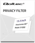 Qoltec Privatizing filter RODO 13,3inch 16:9