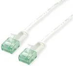 ROLINE Recycled Material RM UTP Data Center Patch Cord Cat.6A (Class EA), Slim, white, 2 m