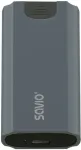 Savio M.2 SSD NVMe external drive enclosure, USB-C 3.1, AK-67, grey