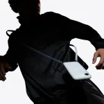 APPLE Crossbody Band - Hellgrau