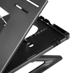 Logilink Notebook stand, foldable, height adjustable, black