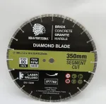 No name TARCZA DIAMENTOWA 350mm SEGMENT TURBO CUT INDIAN PROFESSIONAL