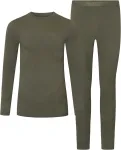 Viking Bielizna męska Gasher Man Set Merino khaki XXXL