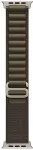 APPLE 49mm Dark Olive Alpine Loop - Medium - Natural Titanium Finish | Apple