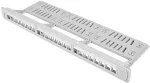 LANBERG 24-PORT PATCH PANEL 1U WITH ORGANIZER FOR KEYSTONE MODULES GREY
