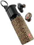 Skullcandy Method 360 ANC True Wireless drahtlose Kopfh&ouml;rer, Leopard Bluetooth In-Ear, Sound By Bose