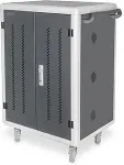 Digitus Mobiler Ladeschrank f&uuml;r 30 Notebooks / Tablets bis 15,6 Zoll, Datensynchronisation, UV-C, USB-A