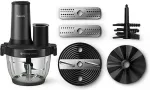 PHILIPS 5000 series HR1507/00 electric food chopper 2 L 650 W Black