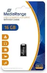 M&auml;lukaart MediaRange USB-Stick 16GB USB 2.0 Nano