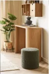 No name POUF TEDDY GREEN D34X36CM