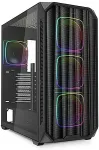 Korpus SHARKOON AK5M RGB, tower case (black, tempered glass)