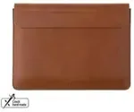 No name Etui Fixed FIXED Oxford do Apple MacBook Pro 16" (2019 i nowsze) brązowe