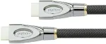 Python HDMI&laquo; 2.1 Kabel 8K UHD-2 Nylongeflecht schwarz 2m